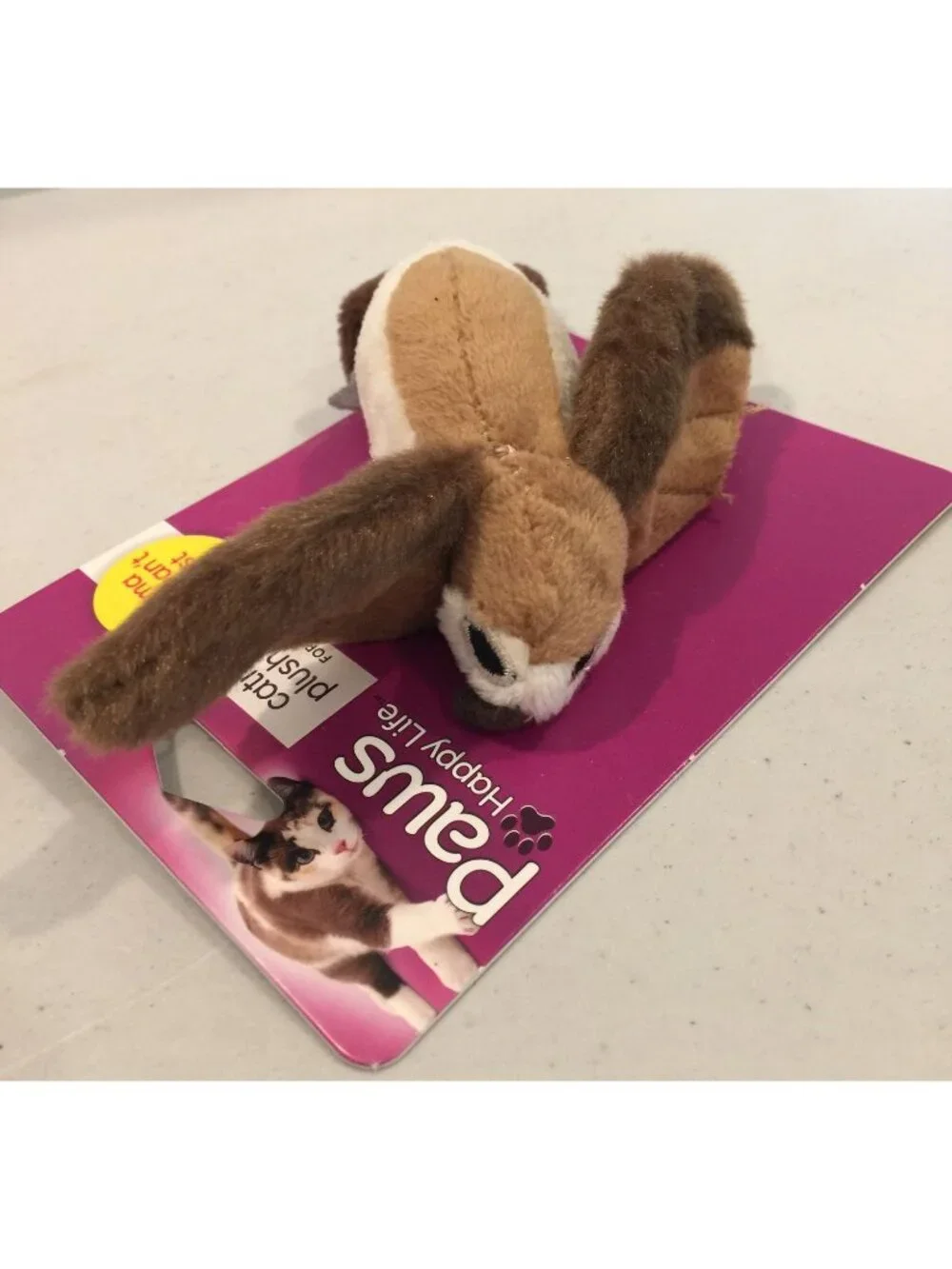 Paws Happy Life Brown Bird Toucan Catnip Plush Cat Toys Set of 2